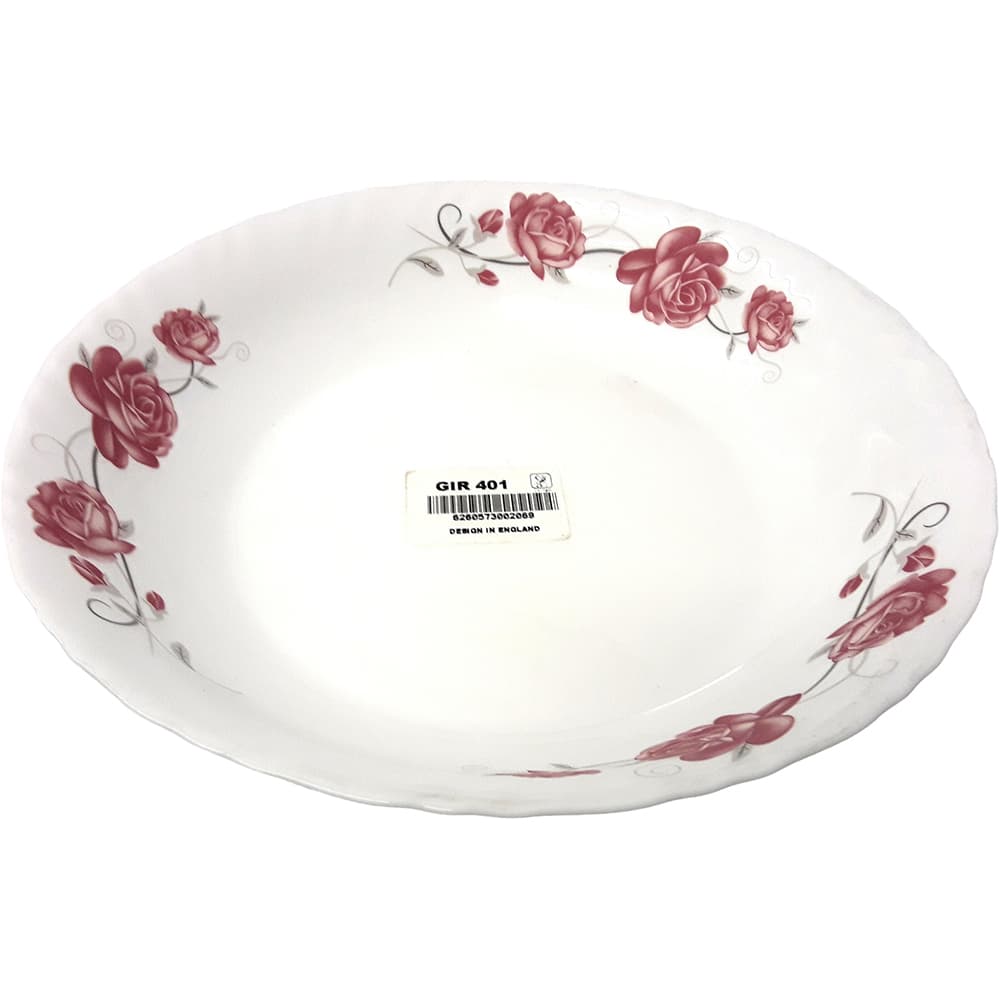 SOV Pink Rose Pasta Plate Rd (1030)