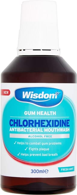 Wisdom Fresh Mint  300ml- Mouthwash Alcohol Free 2