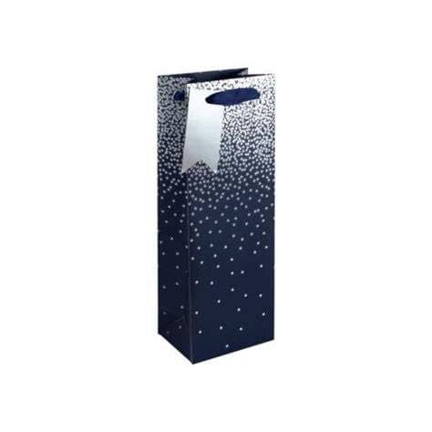 NAVY OMBRE BOTTLE BAG
