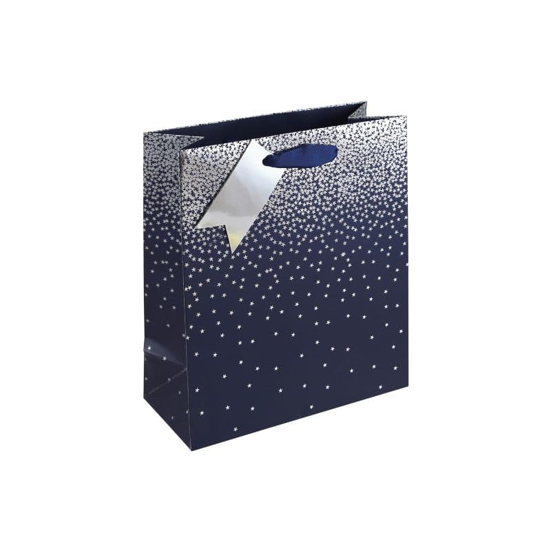 NAVY OMBRE MEDIUM BAG