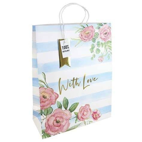 FLORAL STRIPE XL BAG
