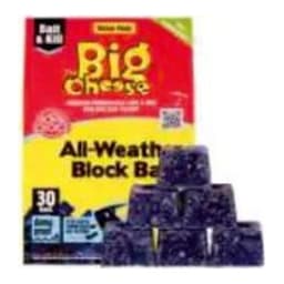 STV Big Cheese All-Weather Mouse & rat Block Bait 30 x 10g 2