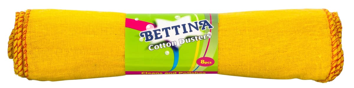 Bettina 8pc Yellow Dusters