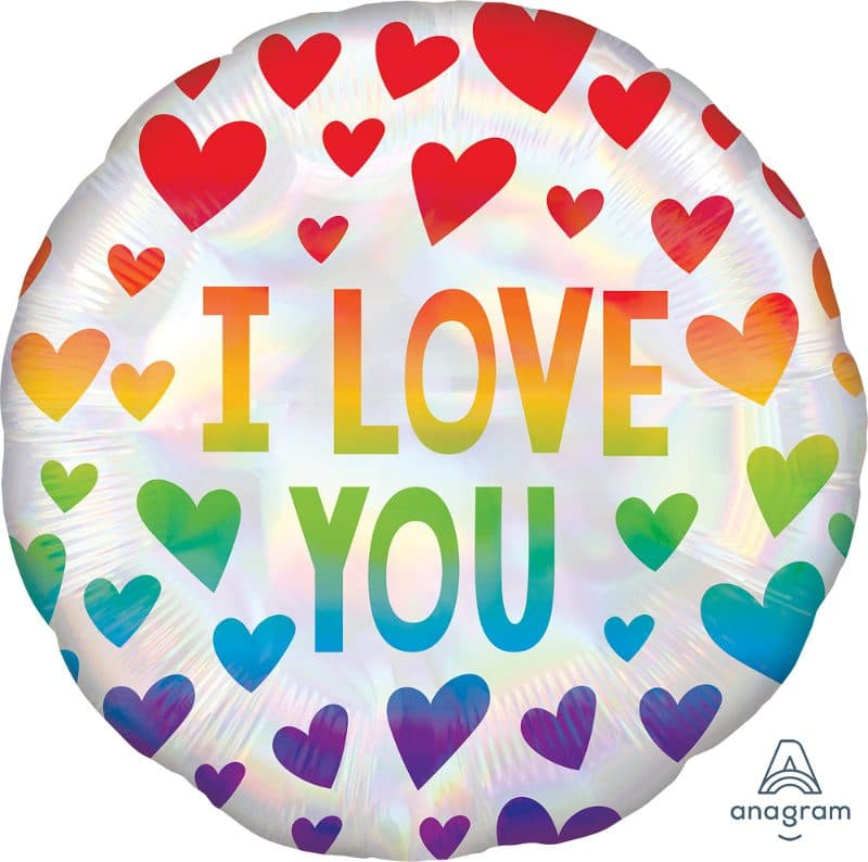 SD-C: Iridescnt Rainbow Hearts