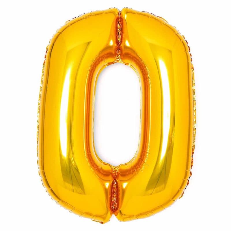 Large Number Gold 0