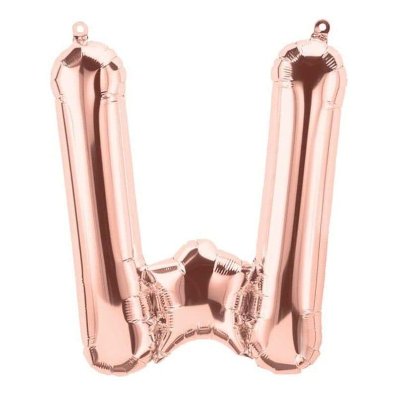 S/Shape:Letter W Rose Gold