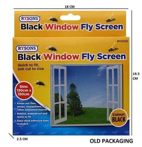 DGI BLACK WINDOW FLY SCREEN (12/48)