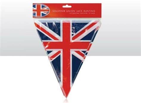 Bunting Union Jack PVC 10 Flags/12FT