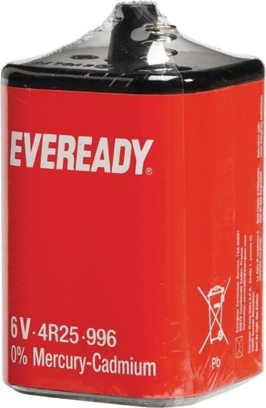 Eveready E300715400 1209-996/4R25 6V Springs [12]