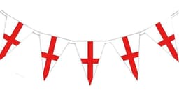 St George Fabric Bunting 10m 25 flags 2