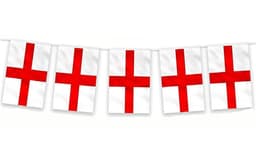St George Fabric Bunting 3m 10 flags 2