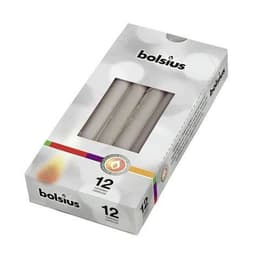 Tapered Candle, Individually wrapped
in cello bx12 - Warm Grey 2