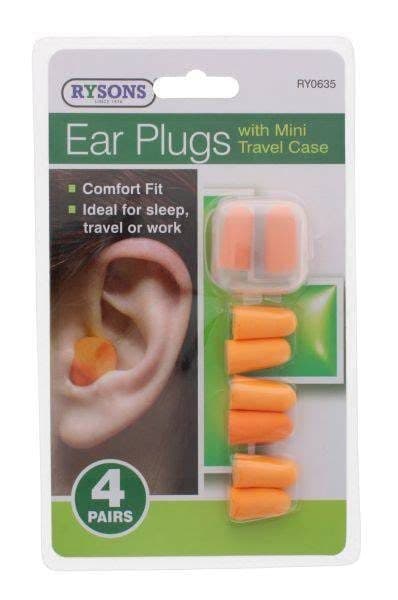 DGI SWDG EAR PLUGS SET W/ MINI TRAVEL CASE (12/48)