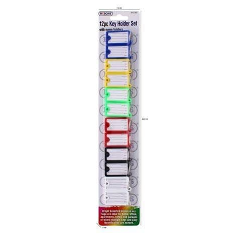 DGI SWDG 12PC KEY HOLDER SET W/ NAME HOLDERS (12/48)