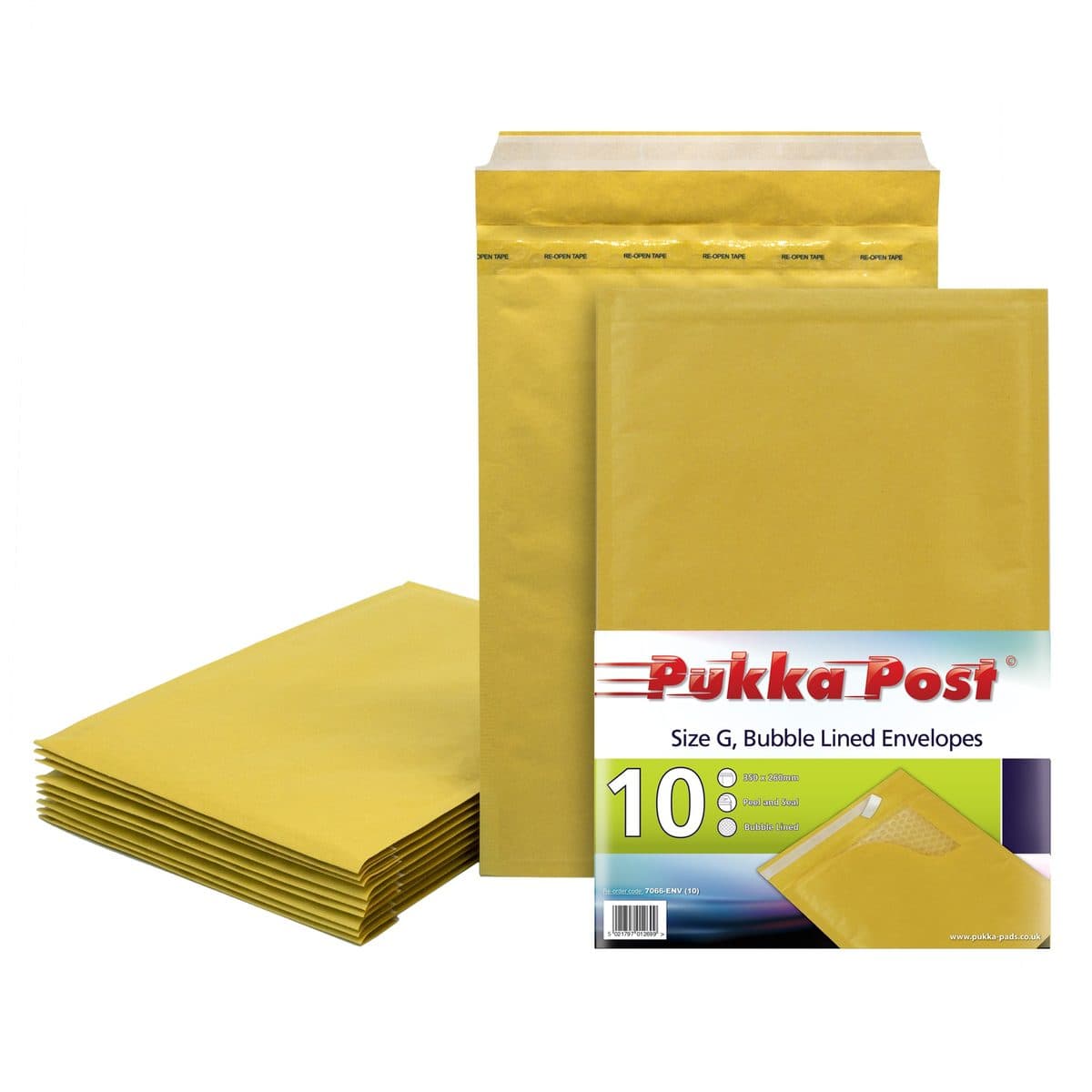Size G BUBBLE LINED ENVELOPES 350x250mm