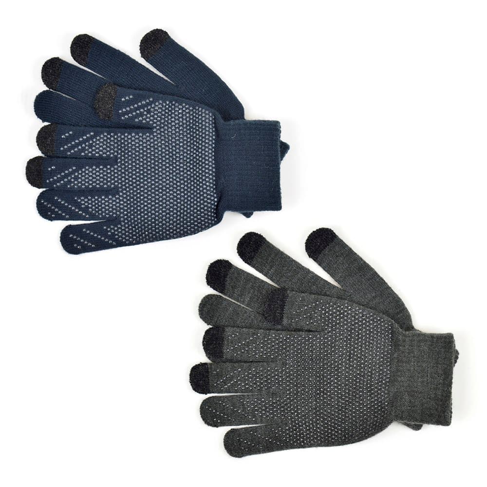 MENS MARL TOUCHSCREN GLOVES WITH GRIP