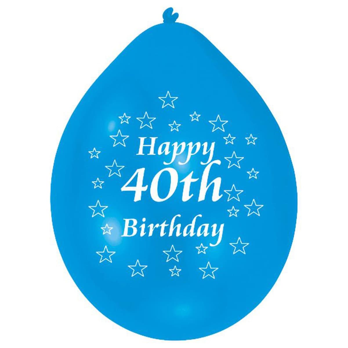 Balloon pk10 22cm 40th Bday