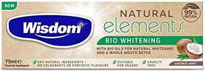 NATURAL ELEMENTS 75ML COCONUT OIL + WHITENING TOOTHPATE