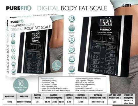 Pure fit  Body Fat Scale (10)