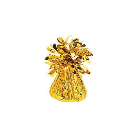 Unique Party Foil Balloon Weight Gold