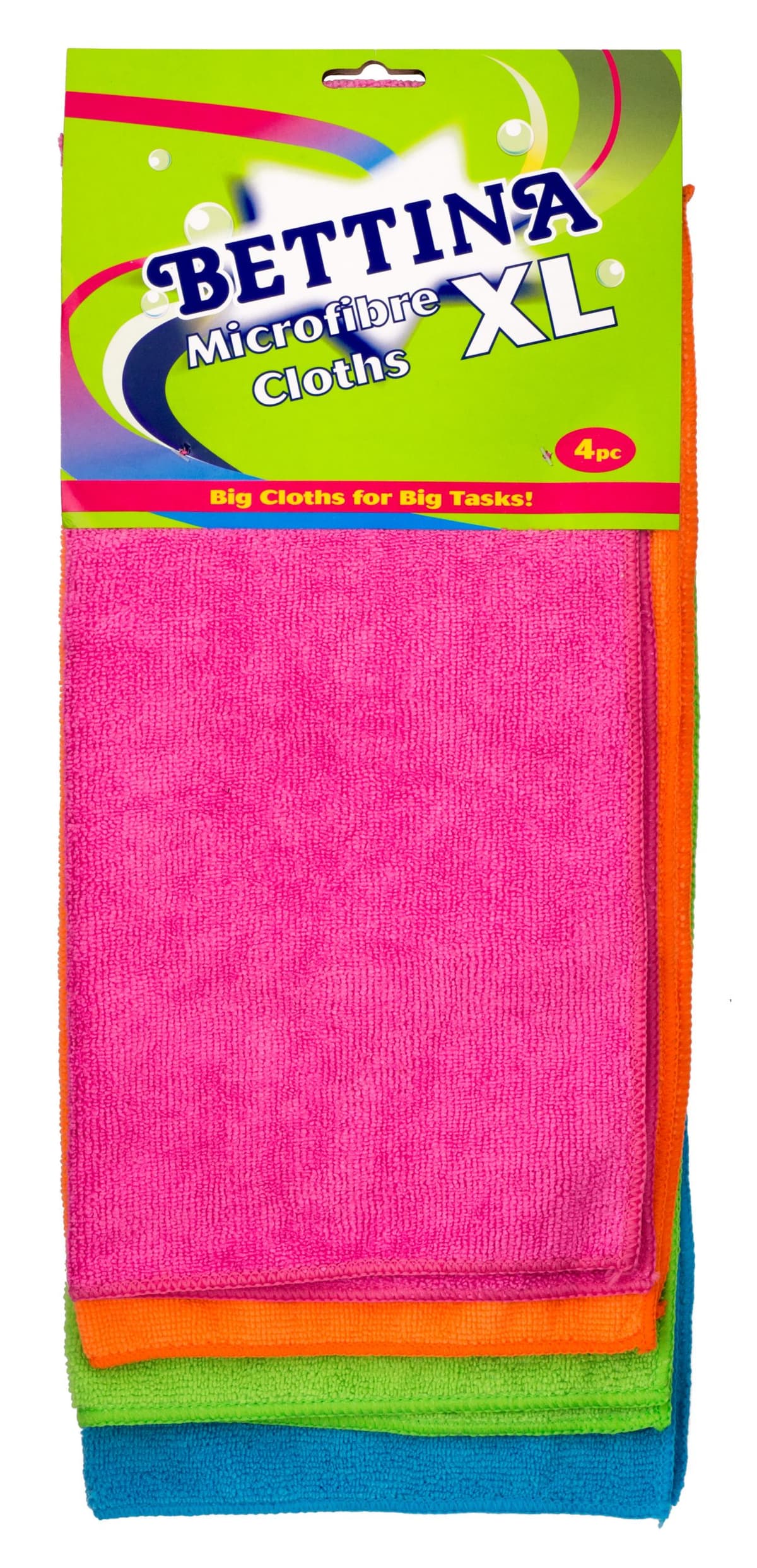 Bettina 4pc Microfibre Xl Cloths (24)