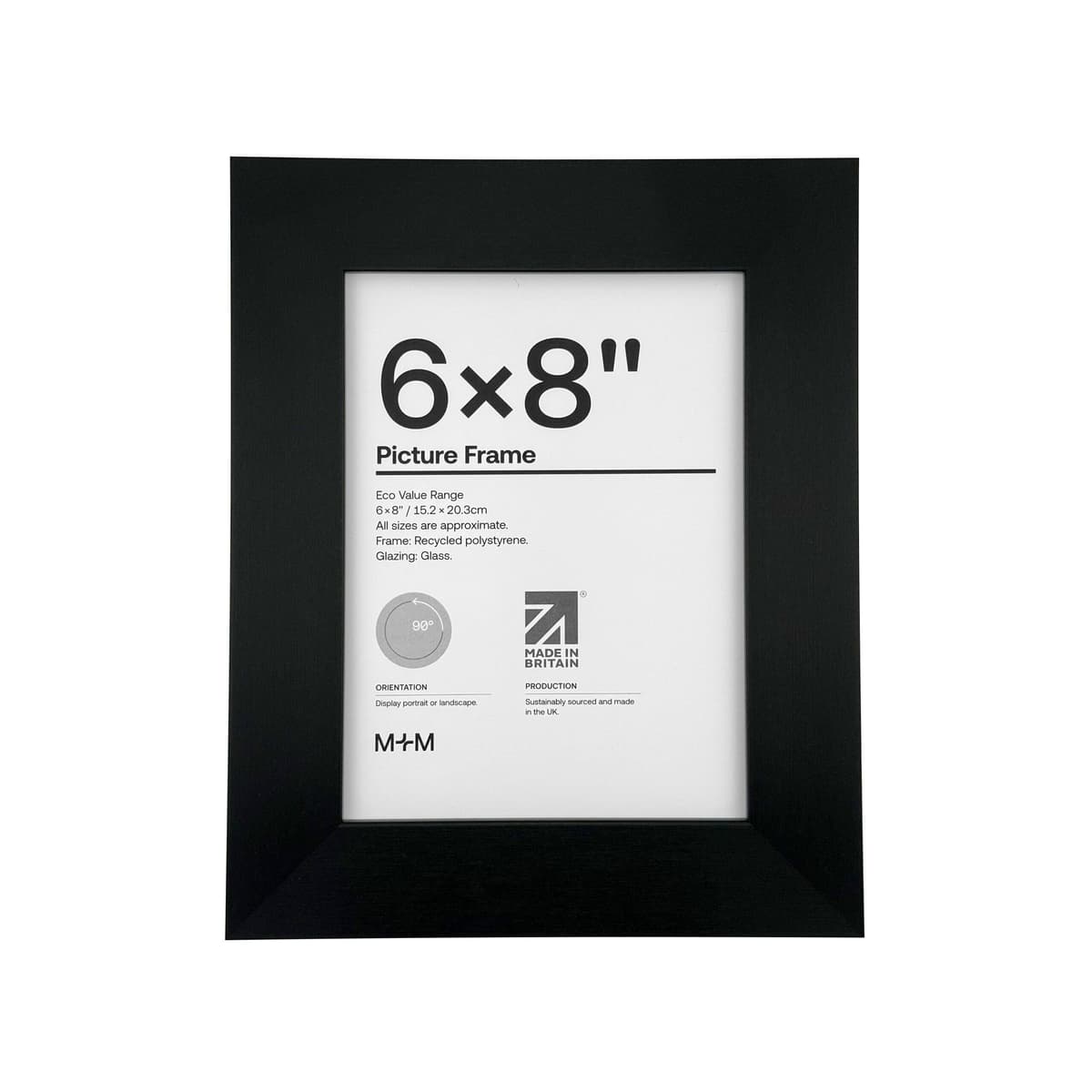 Frame 20 X 16" - Large Value Black