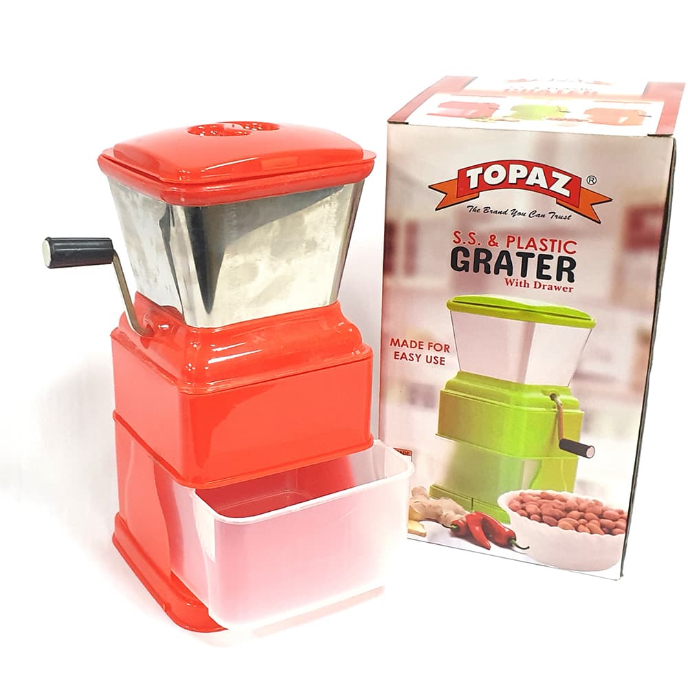 SOV Jumbo Steel & Plastic Grater & Drawer