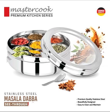SOV Massala Dabba See Through Lid No12 S/s