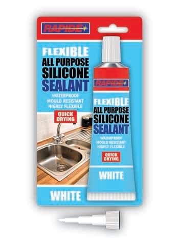 Rapide Silicone Sealant White 70Ml