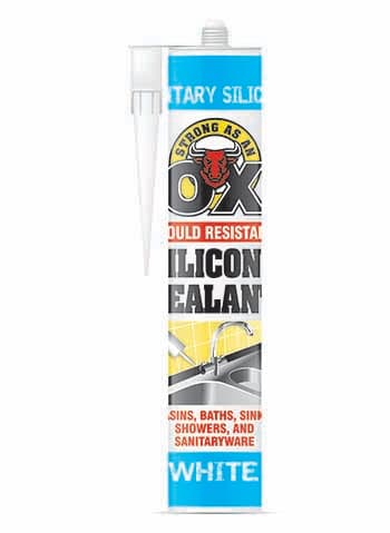 SAAO Mould Resistant White Silicone Sealant 300ml