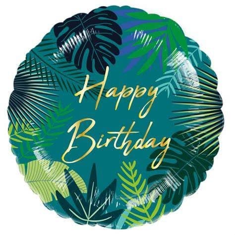 Amscan 18" Tropical Happy Birthday Balloon