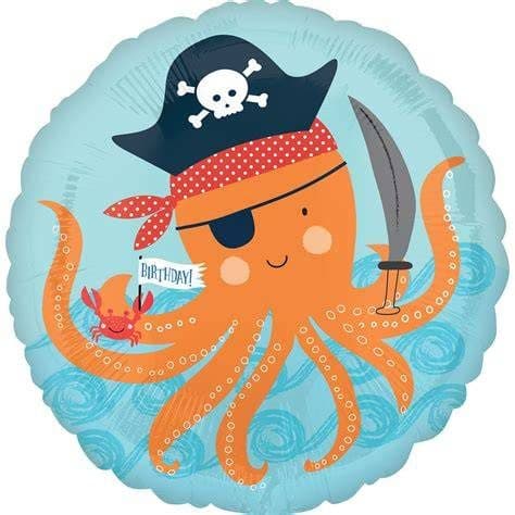 Amscan Ahoy Birthday  Foil Balloon