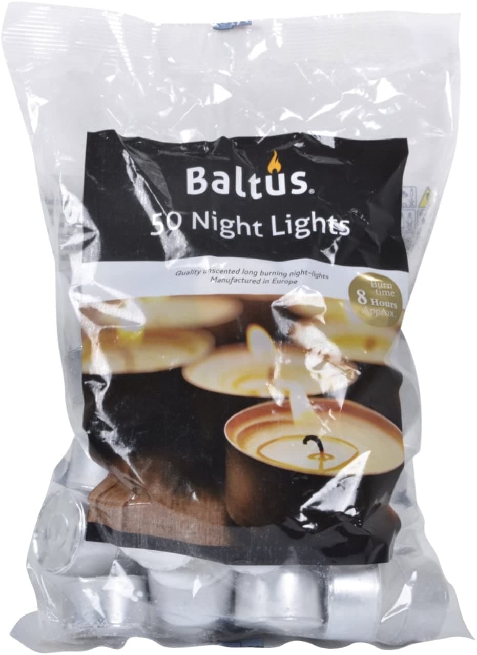 50 Pack White 8hr burn night-lights