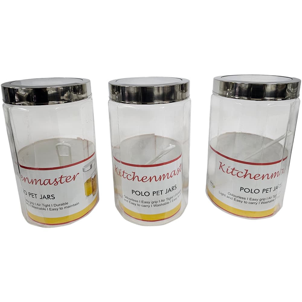SOV Polo Plastic Jars 700ml 3pcs Set