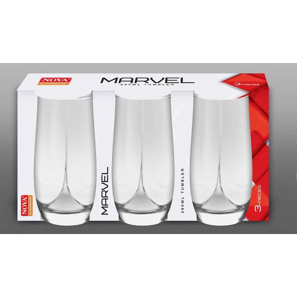 SOV  sovereign Marvel  280ml Tumbler 3pk