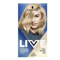 LIVE Cool Blonde Permanent Hair Dye, Intense Colour B10 2