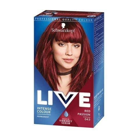 SCHWARZKOPF LIVE INTENSE COLOR 043 RED PASSION
