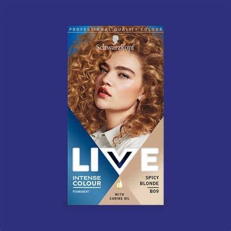 Schwarzkopf Live Intense Colour Permanent Hair Dye, B09 Spicy Blonde
