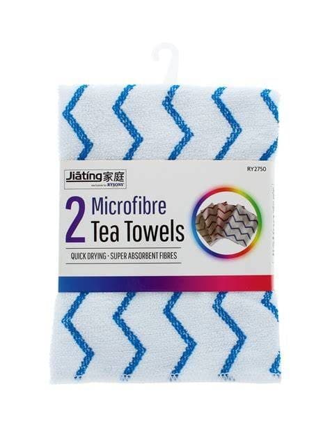 DGI 2PC Microfibre Tea Towels