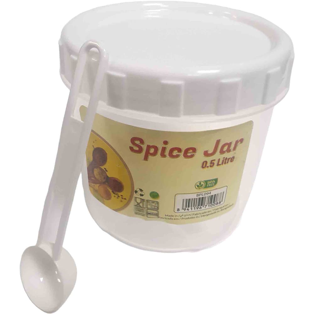 SOV Sv Spice Jar With Spoon 0.5 Litre