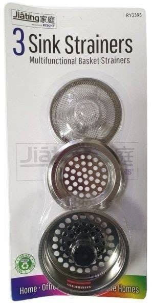DGI 3PK SINK STRAINERS
