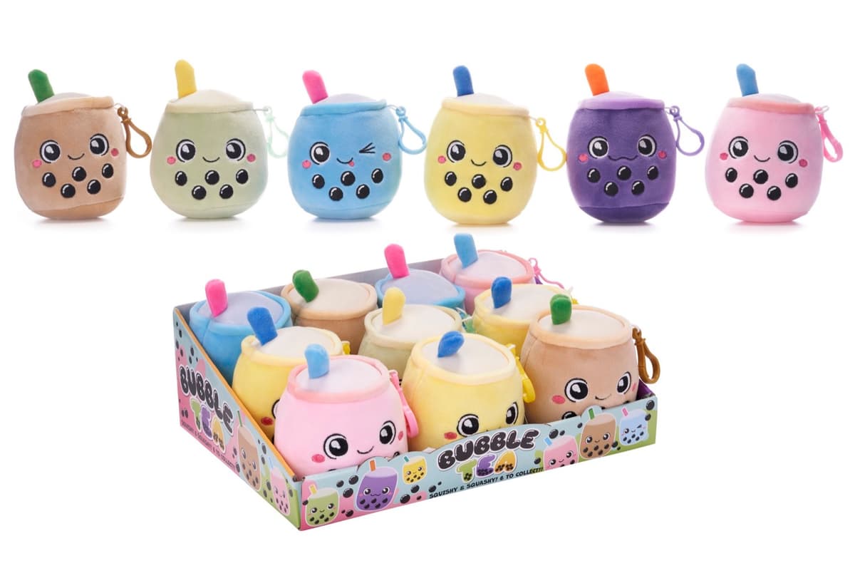4" /10CM BUBBLE TEA BAG CLIPS 6ASST