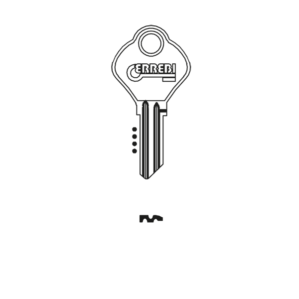 Ereebi Cylinder Key Blank Orion YAL16