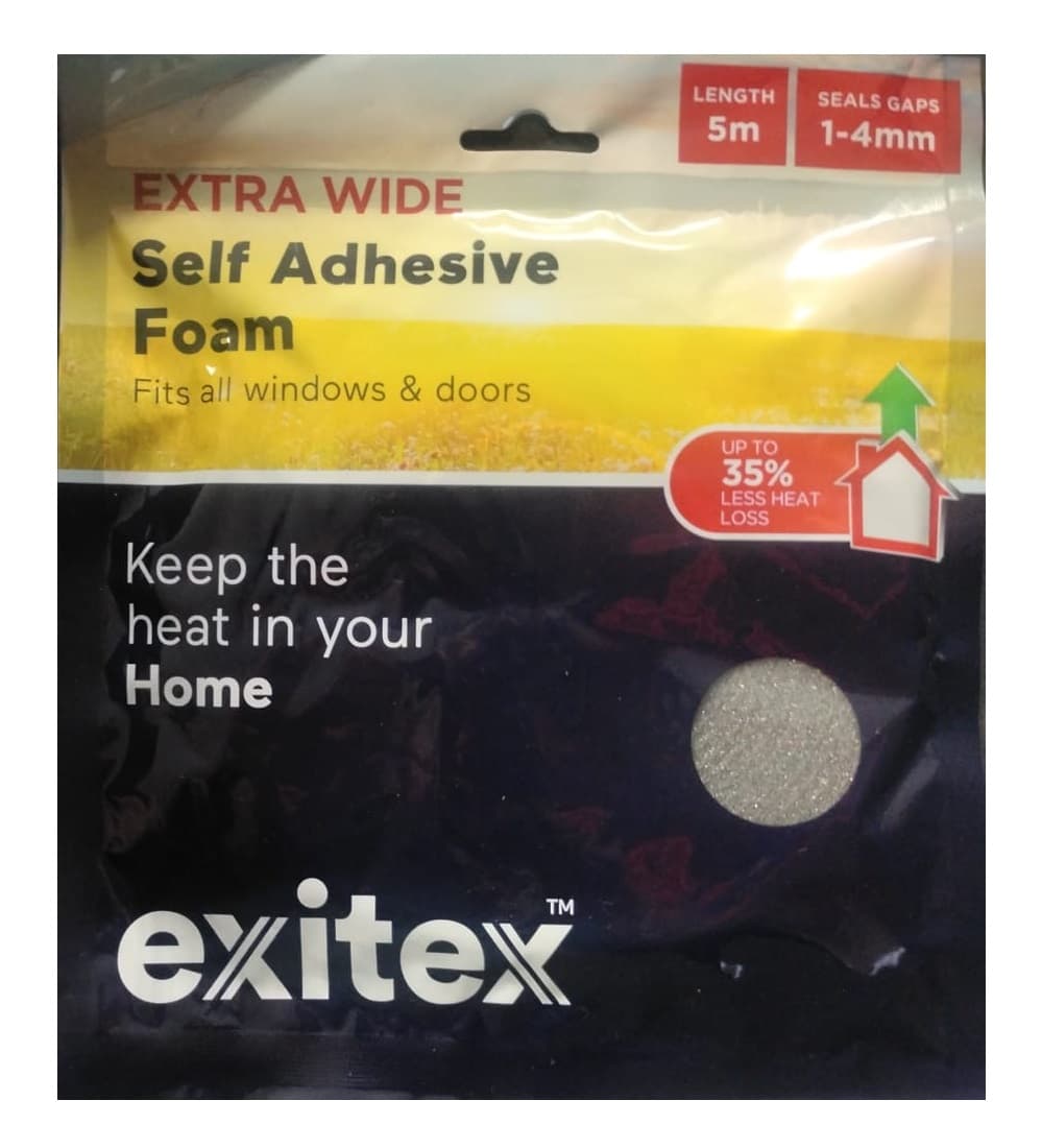  Extra Wide Self Adhesive Foam 5mt  Grey