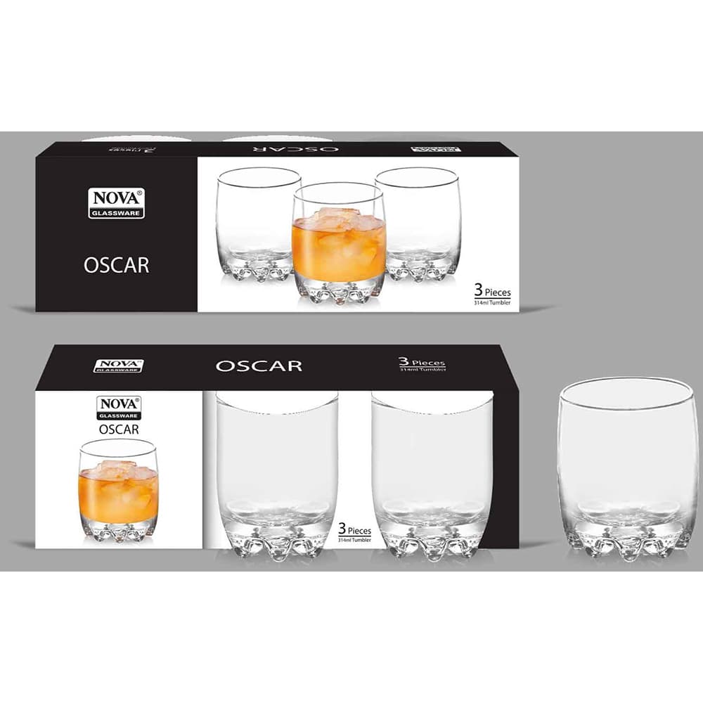 Oscar 315ml Tumbler 3 pak