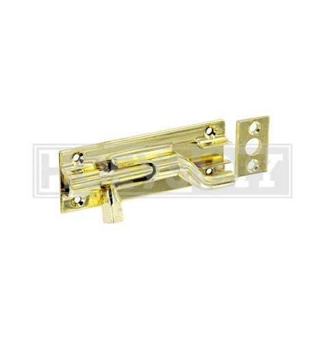 RB 100mm Brass Necked Door Bolt 1" Wide 