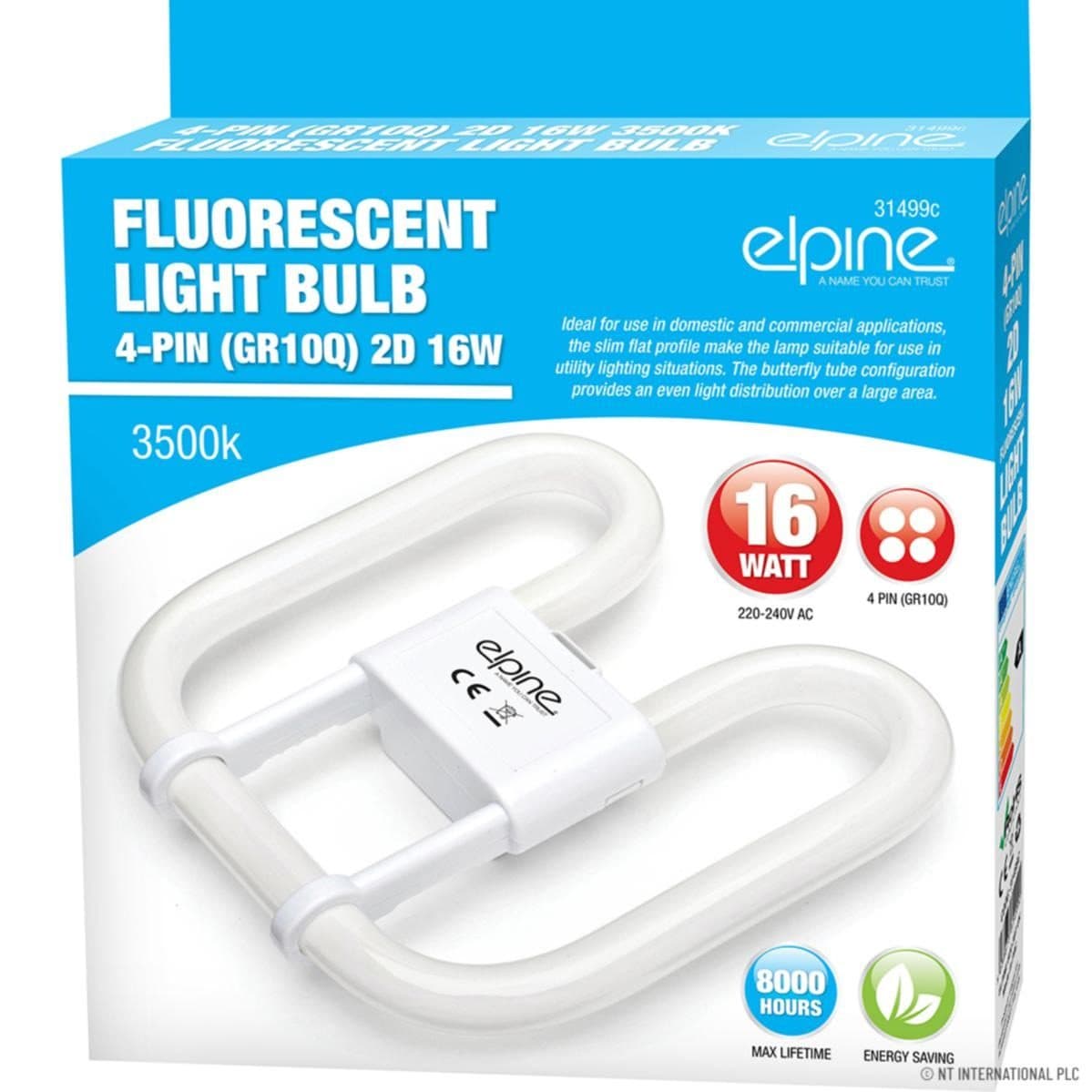 Elpine 2D Flourescent 16w 4 Pin