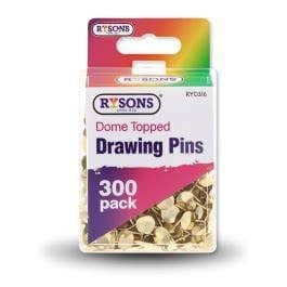 DGI 300pk Dome Topped Drawing Pins
