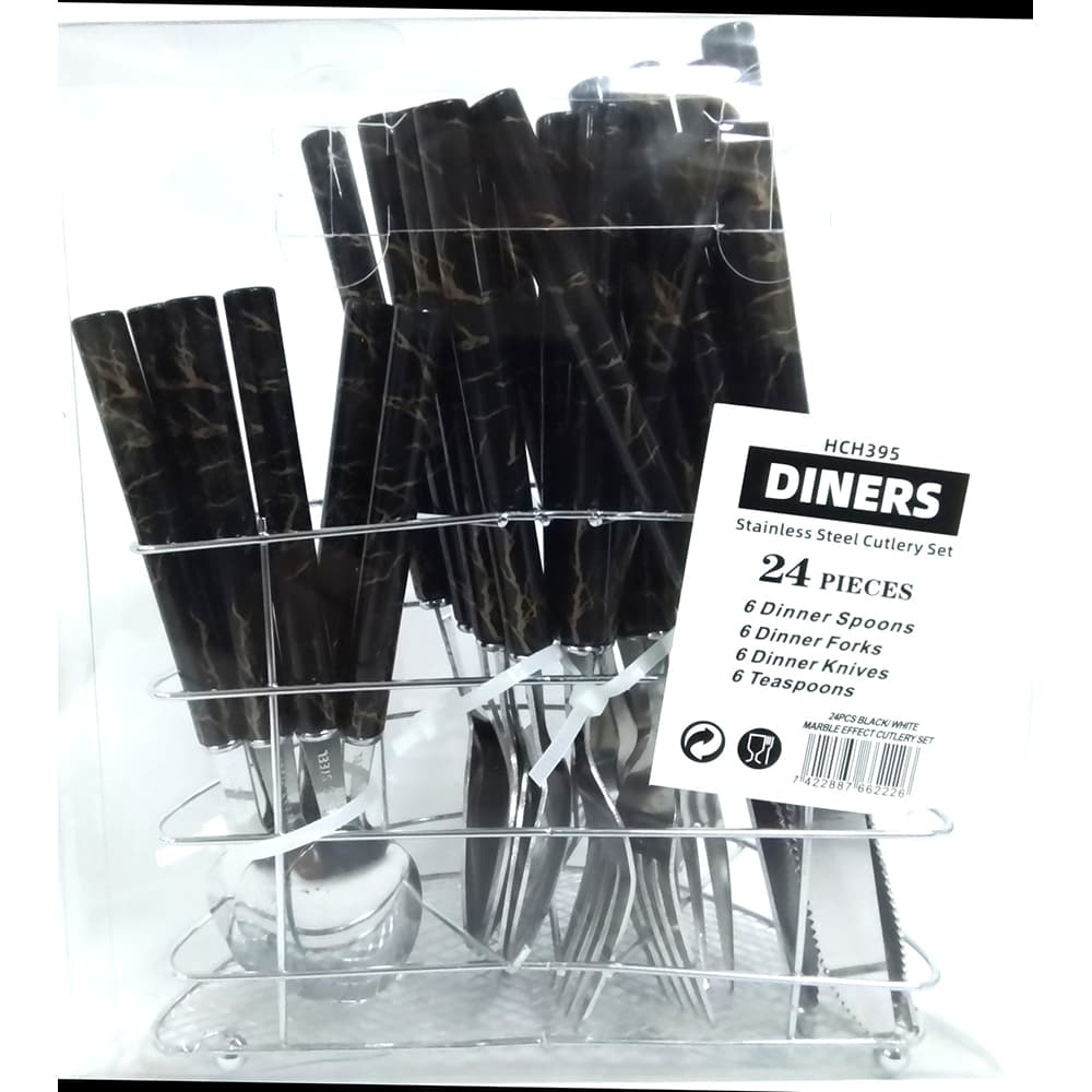 SOV  Dinner Stainless Steel Cutlery Set 24pcs