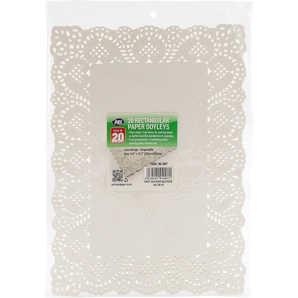 PPS Table Covers Doyleys Rectangle 35cmx25cm 20pc